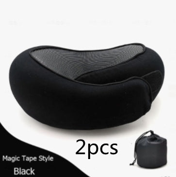 Almohada de Viaje Ergonómica | Soporte Cervical de Espuma Viscoelástica | Cojín en Forma de U para Avión, Oficina y Siestas